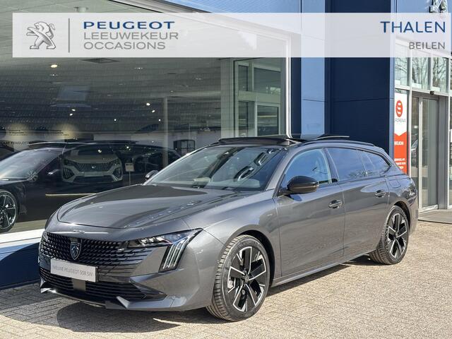 Peugeot 508 SW 1.6 HYbrid 225 PK GT | Facelift Model | Meest Complete Uitvoering | Slechts 8.000 KM | Volledig Lederen Bekleding | Glazen Panorama Schuif-/Kanteldak | Stoelverwarming & Massage | Plug-In Hybride Automaat | Night Vision | 360 Graden Camera | Navigatie 
