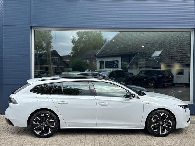 Peugeot 508 SW 1.6 HYbrid 180 GT | Facelift Model | Meest Complete Uitvoering | Volledig Lederen Bekleding | Glazen Panorama Schuif-/Kanteldak | Stoelverwarming & Massage | Plug-In Hybride Automaat | 360 Graden Camera | Navigatie | Climate Control | Adaptieve Cruise