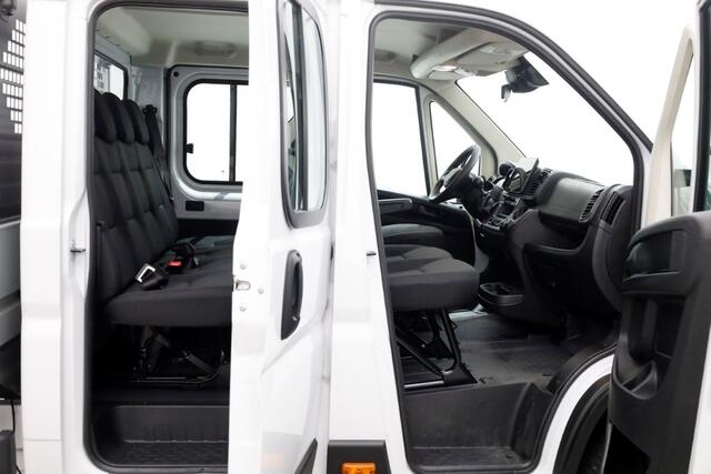 Peugeot BOXER 2.2 BlueHDi 140pk D.C. Open Laadbak Trekhaak 3000kg BPM-Vrij 11-2024