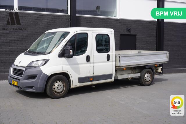 Peugeot BOXER 2.0 BlueHDI 163PK L3 DC Openlaadbak EURO 6 - Airco - Trekhaak - ¤ 15.900,- Excl.