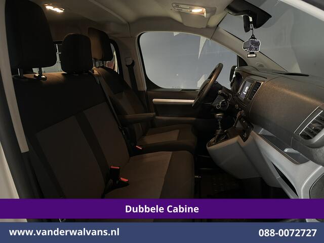 Peugeot EXPERT 2.0 BlueHDI 123pk L3H1 Dubbele Cabine Euro6 Airco | 6-Zits | Navigatie | Trekhaak Apple Carplay, Android Auto, Cruiscontrol, Parkeersensoren, Bijrijdersbank