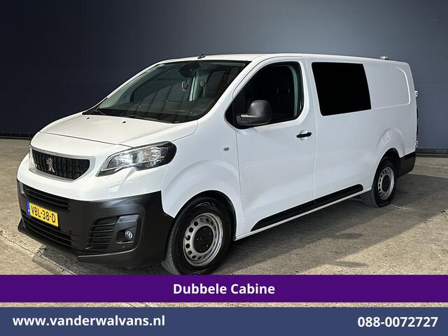 Peugeot EXPERT 2.0 BlueHDI 123pk L3H1 Dubbele Cabine Euro6 Airco | 6-Zits | Navigatie | Trekhaak Apple Carplay, Android Auto, Cruiscontrol, Parkeersensoren, Bijrijdersbank