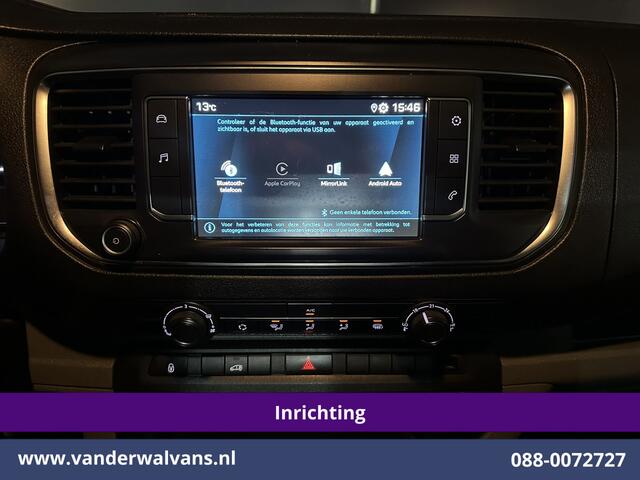 Peugeot EXPERT 2.0 BlueHDI 123pk L1H1 Inrichting Euro6 Airco | Apple Carplay | Android Auto | Omvormer Cruisecontrol, Trekhaak, Parkeersensoren, Bijrijdersbank