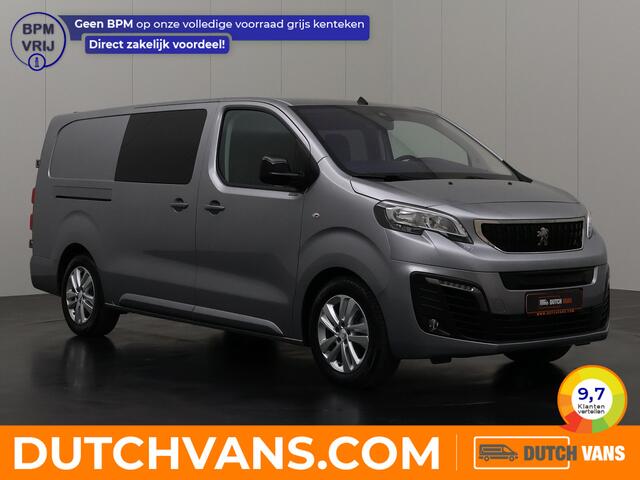 Peugeot EXPERT Demo !! Dubbele Cabine Lang Elektrisch 75KWh | 2xSchuifdeur | Navigatie | Camera | Airco | Cruise | Betimmering