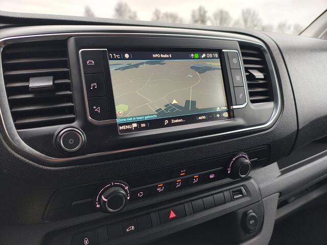 Peugeot EXPERT 1.5 BlueHDI 100 3-Persoons Navi Airco Trekhaak Apple Carplay Android Auto Cruise Control Pdc Bluetooth Standard Premium Betonplex Vloer Wandbetimmering Schuifdeur Achterdeuren Euro 6 Origineel Nederlandse Auto