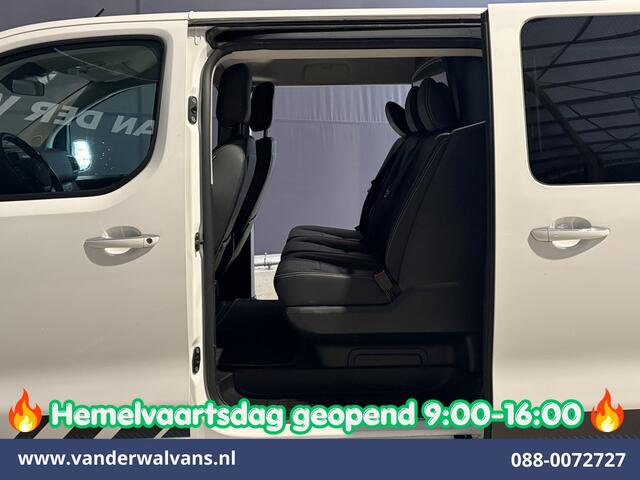Peugeot EXPERT 2.0 BlueHDI 180pk Automaat L3H1 Dubbele cabine SPORT Euro6 Airco | 2x Zijdeur | 5-Zits | Leder | Camera | Apple Carplay Android auto, cruisecontrol, parkeersensoren, LM velgen, Trekhaak, LED, Spoiler, stoelverwarming