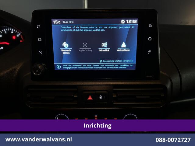 Peugeot PARTNER 1.6 BlueHDI 100pk L1H1 Inrichting Euro6 Airco | Imperiaal | Apple Carplay | Android Auto | Cruisecontrol Parkeersensoren