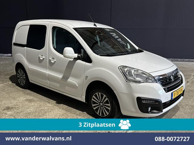 Peugeot PARTNER 1.6 BlueHDi L1H1 Euro6 Airco | 3-Zits | Navigatie | Apple Carplay | Cruisecontrol Parkeersensoren, zijdeur, bijrijdersbank