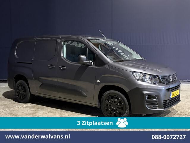 Peugeot PARTNER 1.5 BlueHDI 102pk L2H1 Euro6 Airco | 3-Zits | Apple Carplay | Camera | Cruisecontrol | Trekhaak Android Auto, Parkeersensoren, Bijrijdersbank