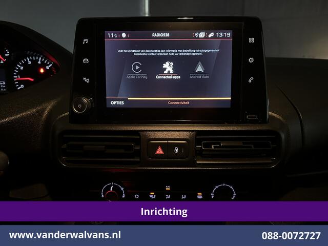Peugeot PARTNER 1.5 BlueHDI 102pk L1H1 inrichting Euro6 Airco | Camera | Navigatie | Apple Carplay Trekhaak, Cruisecontrol, Android Auto, Parkeersensoren