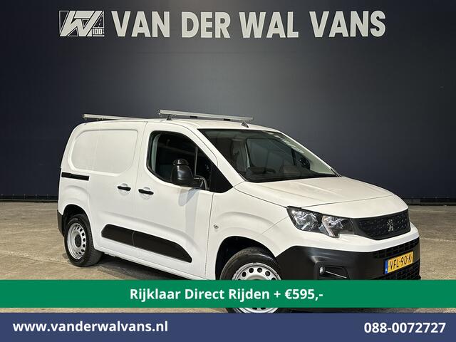 Peugeot PARTNER 1.5 BlueHDI 102pk L1H1 Inrichting Euro6 *Rijklaar Direct Rijden* Airco | Navigatie | Apple Carplay | Cruisecontrol Android Auto, Parkeersensoren, Trekhaak, Dakdragers