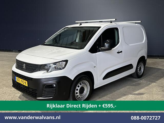 Peugeot PARTNER 1.5 BlueHDI 102pk L1H1 Inrichting Euro6 *Rijklaar Direct Rijden* Airco | Navigatie | Apple Carplay | Cruisecontrol Android Auto, Parkeersensoren, Trekhaak, Dakdragers