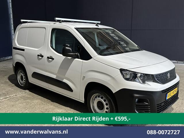 Peugeot PARTNER 1.5 BlueHDI 102pk L1H1 Inrichting Euro6 *Rijklaar Direct Rijden* Airco | Navigatie | Apple Carplay | Cruisecontrol Android Auto, Parkeersensoren, Trekhaak, Dakdragers