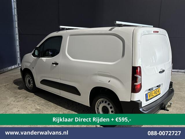 Peugeot PARTNER 1.5 BlueHDI 102pk L1H1 Inrichting Euro6 *Rijklaar Direct Rijden* Airco | Navigatie | Apple Carplay | Cruisecontrol Android Auto, Parkeersensoren, Trekhaak, Dakdragers