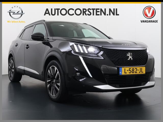 Peugeot e-2008 EV GT Pack 50kWh SOH 90% Panorama-Schuifdak Apple Carplay Android Auto Navi Ecc Adap.Cruise 360°Camera Stoelverwarming Blindspot Detection Privacy Glas Lmv 18" Lane Assist Keyless Bluetooth Pack Safety Plus 1e Eigenaar 100% Dealeronderhouden Origineel Ned