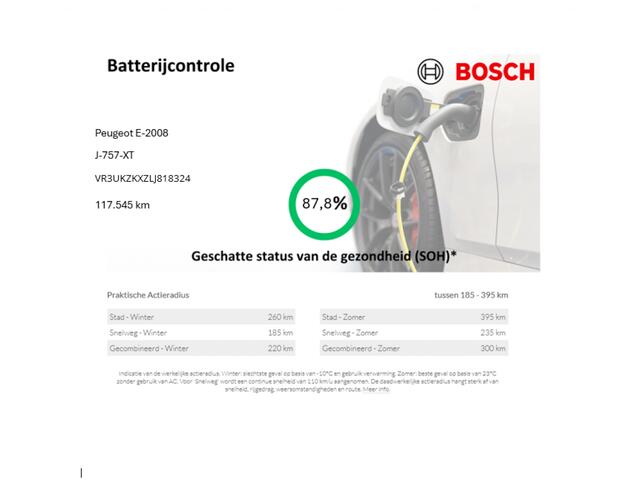 Peugeot e-2008 Allure 50 kWh - Digital Cockpit, Panorama, Carplay, Camera, Navi, Cruise, Stoelverw. SOH 87,8%