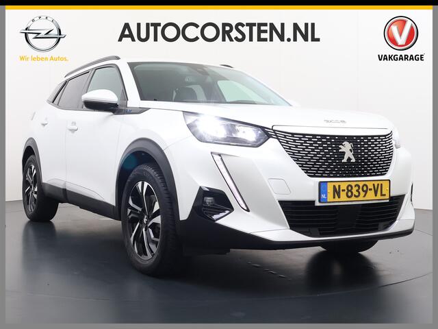 Peugeot e-2008 EV Allure Pack 50kWh SOH 95% 3-Fase 360°Camera 3D-Navi Apple Carplay Android Auto Ecc Cruise Control Pdc Keyless Privacy Glas Lmv Led DAB+ Bluetooth Lane Assist Isofix Rijstrooksensor Origineel Nederlandse Auto