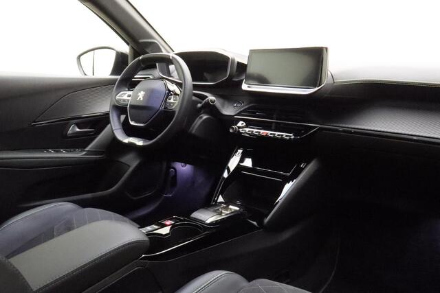 Peugeot e-208 EV GT Pack 50 kWh 136pk | Navigatie | Stoelverwarming | Climate Control | Camera | Dodehoekwaarschuwing | Cruise Control Adaptief | Lichtmetalen Velgen | Weinig Kilometers