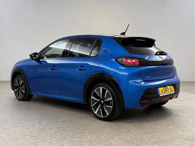 Peugeot e-208 EV GT 350 50 kWh | SOH 91% | Snelladen | Pano | 360° | Virtual | Sfeerverl. | Carplay | Stoelverw. | Keyless | NAP