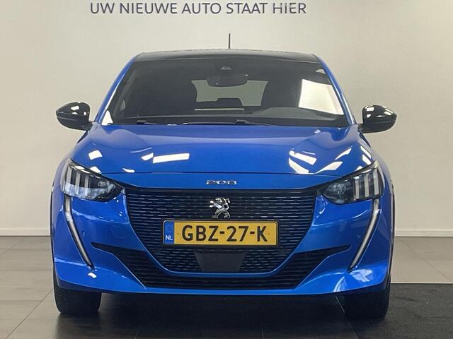 Peugeot e-208 GT EV 3-FASEN 50kWh 136pk | PANODAK | STOELVERW. | DODEHOEKBEW. | WARMTEPOMP | CAMERA | NAVI | DAB+ | CLIMA | CRUISE