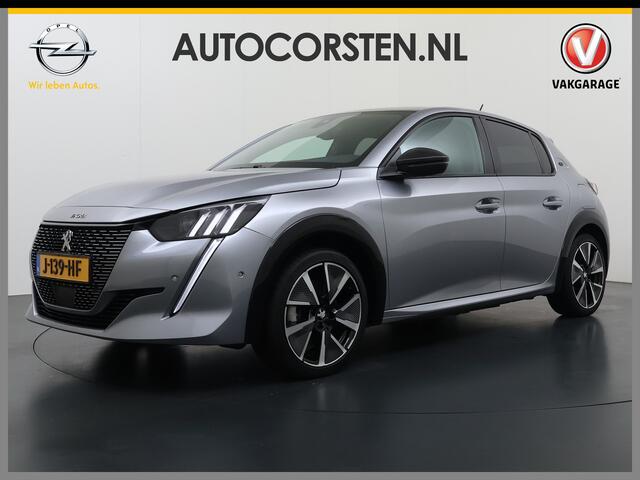 Peugeot e-208 EV GT 350 50 kWh SOH 89% Adap.Cruise 3D-Navi Stoelverwarming 360°Camera Apple Carplay Android Auto Ecc Pdc Privacy Glas Led Isofix DAB Lane Assist Keyless DAB+ 1e Eigenaar Dealeronderhouden Origineel Nederlandse Auto