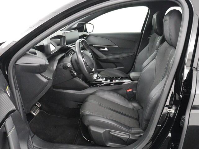 Peugeot e-208 EV GT 350 50 kWh | SOH 89,8% | Half leder | Camera | Carplay | Navigatie | Side Assist | Sportstoelen | Full LED | Parkeerhulp | DAB | Climate control | Bluetooth | Cruise control
