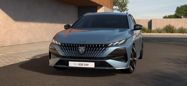Peugeot e-308 SW GT 58 kWh | NIEUW | Uit voorraad leverbaar! | 444KM WLTP | Automaat | 156PK | Alcantara bekleding | Elektrische achterklep | 360 Camera | Matrix LED | Massage Stoelen Voor |