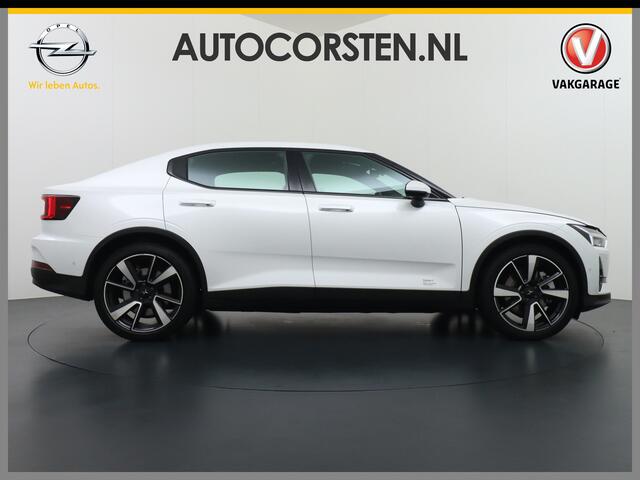 Polestar 2 AUT. 408 pk Long Range Dual Motor SOH 97,5% 78kWh Panorama-Dak Harman&Kardon® Electr.Stoelen Verwarmd+Achterbank+Stuur Adaptive-Cruise Carplay Android 360°Camera 19"Lmv Led-Adaptief WiFi PDC Park-Assist System-Home-Link Elektr.A.Klep Google Maps ECC Apps 