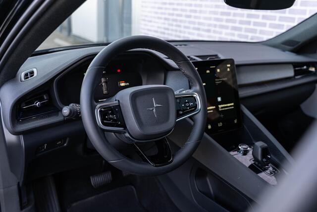 Polestar 2 Long Range Dual Motor Launch Edition 78kWh | Trekhaak | Lichtmetalen Velgen 20 inch | Panoramadak | 360 Graden Camera | Parkeersensoren | Navigatie | Keyless Entry | Elektrisch Verstelbare Voorstoelen | Cruise Control Adaptief |