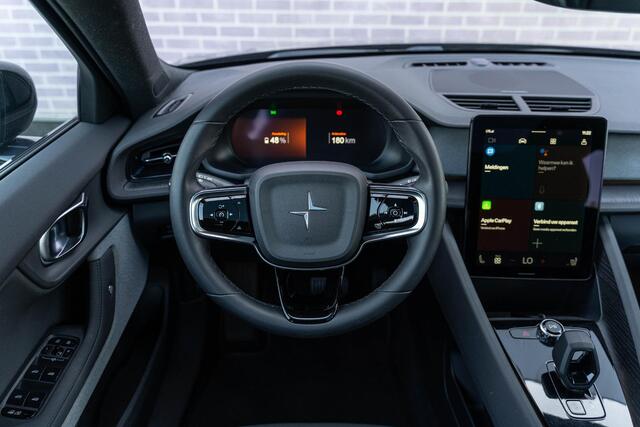 Polestar 2 Long Range Dual Motor Launch Edition 78kWh | Trekhaak | Lichtmetalen Velgen 20 inch | Panoramadak | 360 Graden Camera | Parkeersensoren | Navigatie | Keyless Entry | Elektrisch Verstelbare Voorstoelen | Cruise Control Adaptief |