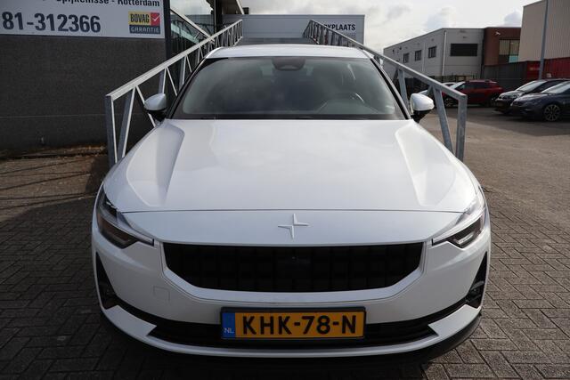Polestar 2 Long Range Single Motor 78 kWh Pilot pack/Warmtepomp/Stoelverwarming/360 graden camera/Bestuurderstoel met geheugen/Apple carplay/Lane assist/Adaptieve cruisecontrol/Dode hoek assistent
