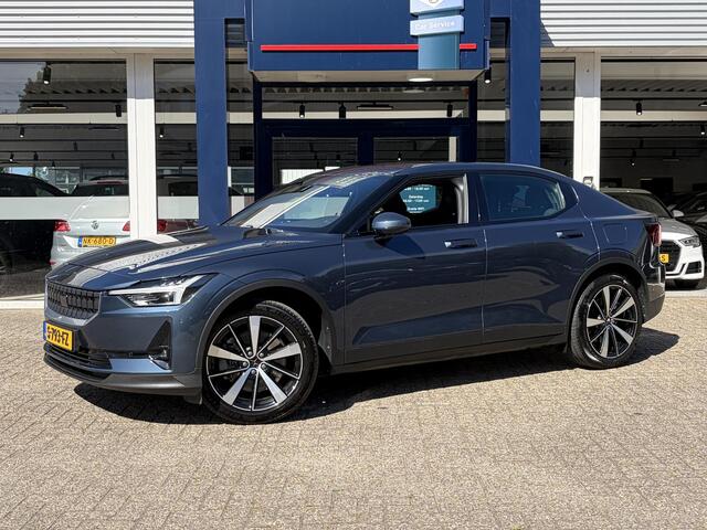 Polestar 2 Standard Range Single Motor 63kWh / Adaptieve Cruise-Control Stop&Go / Stoelverwarming / Elektr.-Stoelen met Geheugen / Elektr.-Wegklapbare Trekhaak / Dodehoek-Detectie / Rondom-Camerazicht / Keyless / Adaptieve LED-Koplampen / Standkachel / Elektr.-Achte