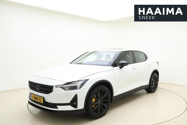 Polestar 2 Long Range Dual Motor 78 kWh | SOH 89.54% | 408 PK | Panorama dak | 1500KG Trekgewicht | Camera rondom | Harman Kardon | Stoel en stuurverwarming | Keyless entry en start | Trekhaak elektrisch uitklapbaar