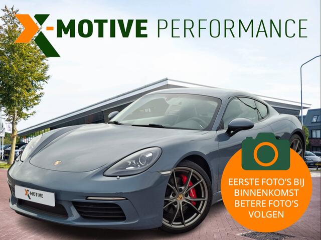 Porsche 718 Cayman S 2.5 PDK | Volleder | SportChrono | PDLS | Elek Sportstoelen 14voudig Mem | PASM | PTV | dealer onderhouden!