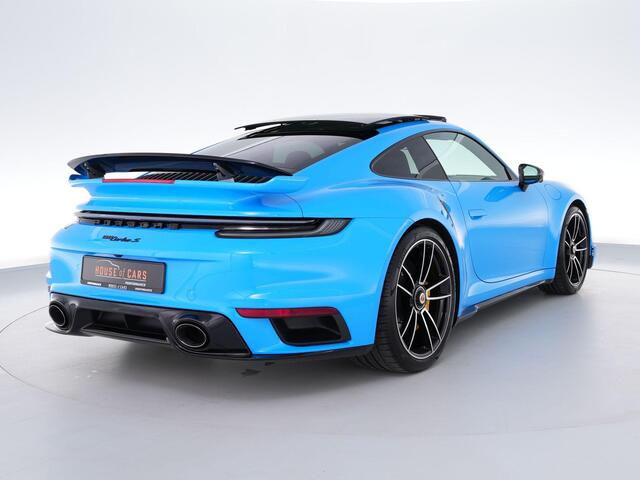 Porsche 911 Turbo S 3.8 650pk |dealer onderhouden|Aero-pakket|wrap|lift|Burmester|sport-chrono|PDCC|sportuitlaat|360|panoramadak|memory|18-voudig|stoelverwarming & verkoeling|