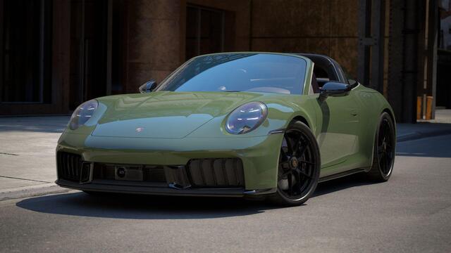 Porsche 911 3.6 T-Hybrid Targa 4 GTS, PTS Natoolive, noselift, Bose, 21", sport chrono, stl.ventilatie, matrix-LED, ACC, memory, privacy, NP313k