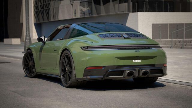 Porsche 911 3.6 T-Hybrid Targa 4 GTS, PTS Natoolive, noselift, Bose, 21", sport chrono, stl.ventilatie, matrix-LED, ACC, memory, privacy, NP313k