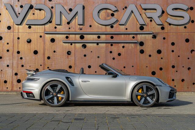 Porsche 911 Cabrio 3.8 Turbo S | Aerokit | Full PPF | Burmester | Stoelventilatie | InnoDrive | APPROVED 2027