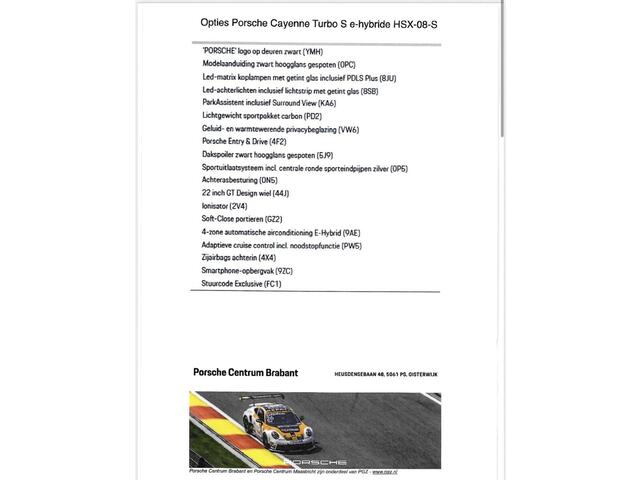 Porsche CAYENNE Coupé *TURBO S-E*680PK*CARBON*NL AUTO*APPROVED*SP.UITLAA