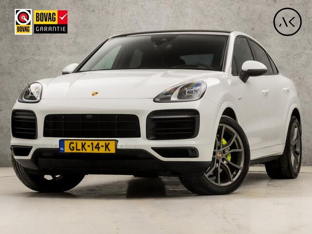 Porsche CAYENNE Coupé 3.0 E-Hybrid SportDesign 463Pk Automaat (FACELIFT, SPORTCHRONO PAKKET, PANORAMADAK, ALCANTARA STUUR EN HEMEL, APPLE CARPLAY, LUCHTVERING, KUIPSTOELEN, SFEERVERLICHTING,