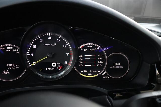 Porsche CAYENNE 4.0 Turbo S E-Hybrid | LEDER | SOH 88% | KERAMISCH | PANO-DAK | SOFT-CLOSE | STOELVERK. | BURMESTER | 360° CAMERA | HEAD-UP | FULL OPTIONS |