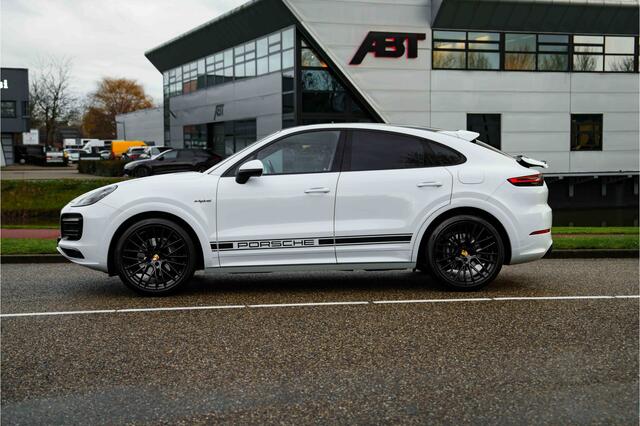 Porsche CAYENNE Coupé 3.0 E-Hybrid Platinum Edition | Luchtvering | Sport Chrono | 360 camera | Stoelen pakket met geheugenfunctie | 22"