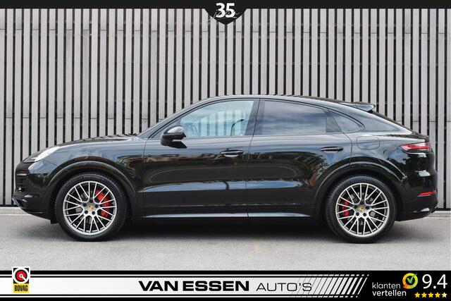 Porsche CAYENNE Coupé 3.0 E-Hybrid Sport Design Pano Luchtvering 4-Wielsturing Sport-Chrono Stoelverw/Ventilatie 360-Camera Soft-Close!