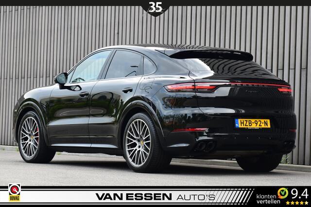 Porsche CAYENNE Coupé 3.0 E-Hybrid Sport Design Pano Luchtvering 4-Wielsturing Sport-Chrono Stoelverw/Ventilatie 360-Camera Soft-Close!