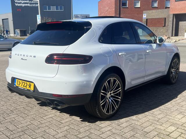 Porsche MACAN 2.0 Navi Panoramadak Elek Sportstoelen Bose Leder 21 Inch Turbo Velgen Led Getint Glas NL Auto Wit metallic