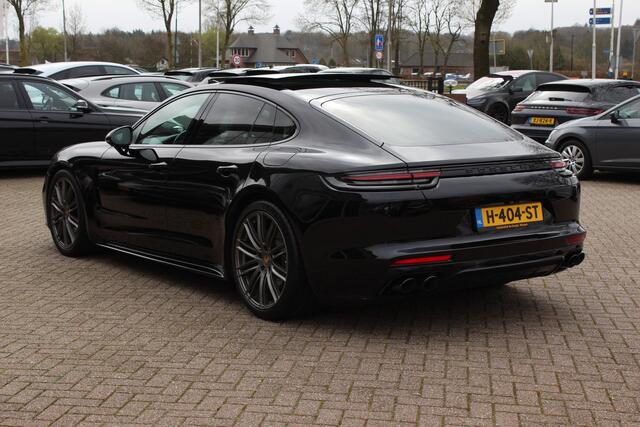 Porsche PANAMERA 2.9 4 E-Hybrid / NL Auto / 67.531 km / Panoramadak / 360Camera / Achterasbesturing / Carbon intr. / Softclose / Luchtvering / Adaptieve stoelen / 21'' / Keyless / Matrix LED / Sportdesign+Chrono / Bose / Sp