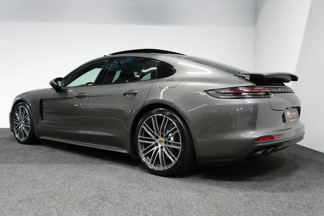 Porsche PANAMERA 2.9 4 E-Hybrid / Orig. Nedelands (NAP) / Panoramadak / Sport Chrono / Sportuitlaat / Elektr. verstelbare voorstoelen + memory (18weg) / Carbon interieur / Luchtvering / Stoelkoeling / PDLS+ / Rondomzichtcamera / Stoelverwarming voor + achter / Softclose /