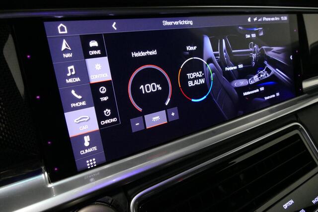 Porsche PANAMERA 2.9 4 E-Hybrid / Orig. Nedelands (NAP) / Panoramadak / Sport Chrono / Sportuitlaat / Elektr. verstelbare voorstoelen + memory (18weg) / Carbon interieur / Luchtvering / Stoelkoeling / PDLS+ / Rondomzichtcamera / Stoelverwarming voor + achter / Softclose /