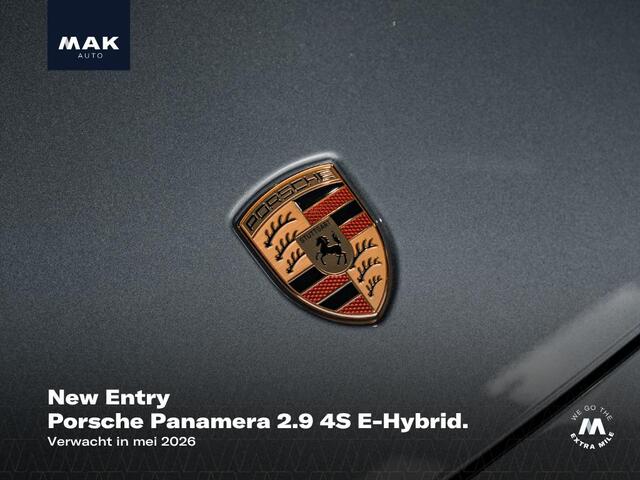 Porsche PANAMERA 2.9 4S E-Hybrid, SportDesign, 4W-best, pano, HUD, Bose, luchtv., sp.uitlaat, matrix-LED, ACC