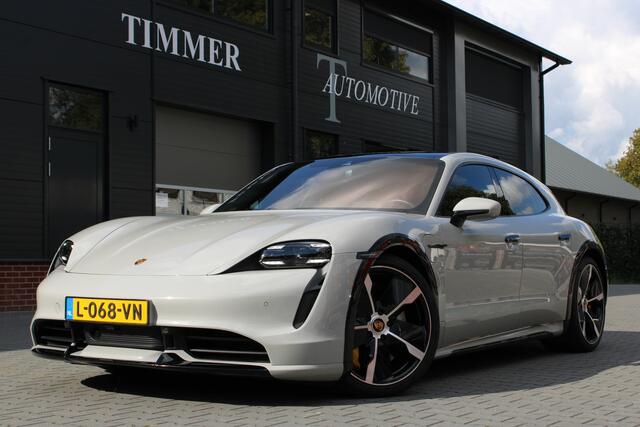 Porsche Taycan Cross Turismo Turbo S - Dealer Onderhouden - Nederlandse auto 626 PK Carbon details - Bumpers in Kleur - Adaptive cruise - Panoramadak -- Headup 21 Inch - Bijrijdersscherm - Burmester geluidsysteem - Stoelkoeling